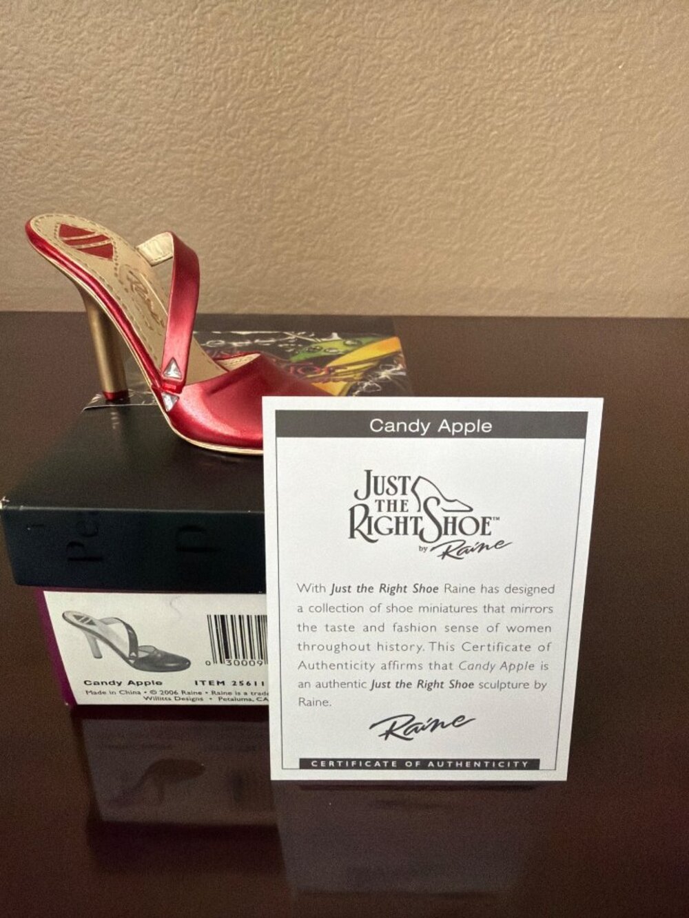 Lot 4 Just the Right Shoe By Raine Mini Shoe Figurines NEW w/Boxes/COA/Cards - Picture 7 of 14